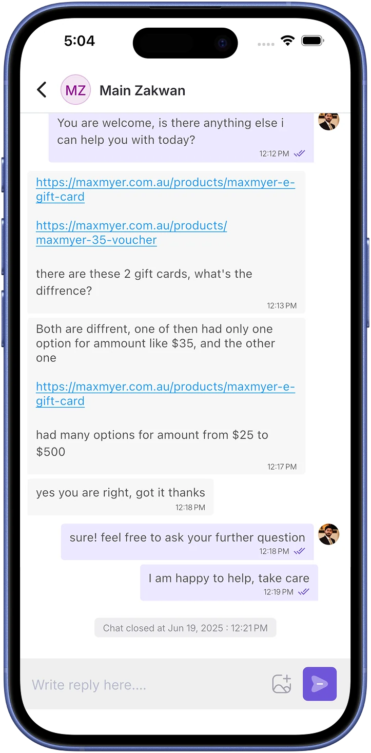 Live Chats
